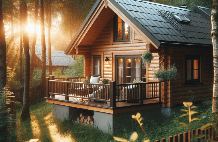 Drewniany domek z tarasem – jak zaprojektować i wybudować swoje wymarzone miejsce odpoczynku