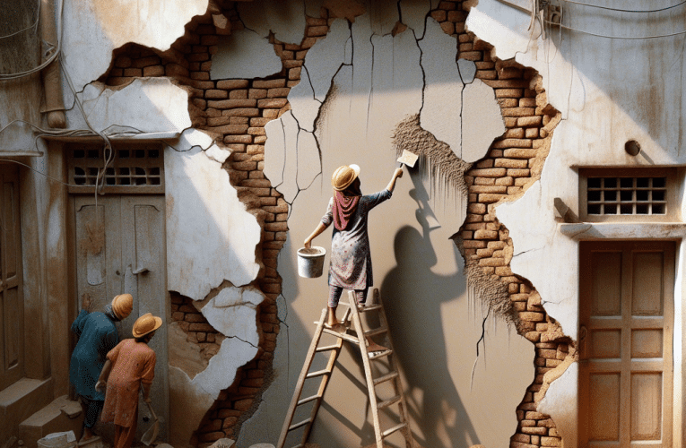 Naprawa pękniętych murów – jak skutecznie zabezpieczyć dom przed dalszymi uszkodzeniami