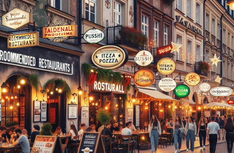 Polecane restauracje w Warszawie – gdzie smacznie zjesz w stolicy?