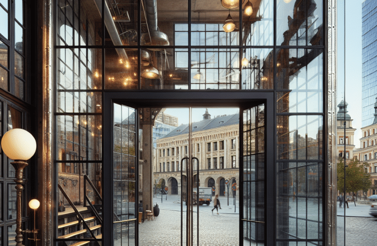 Szklane drzwi loftowe w Warszawie – jak wybrać i gdzie zamontować w stolicy?