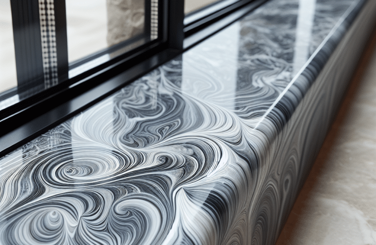 Parapety marmurowe – elegancja i trwałość w twoim domu