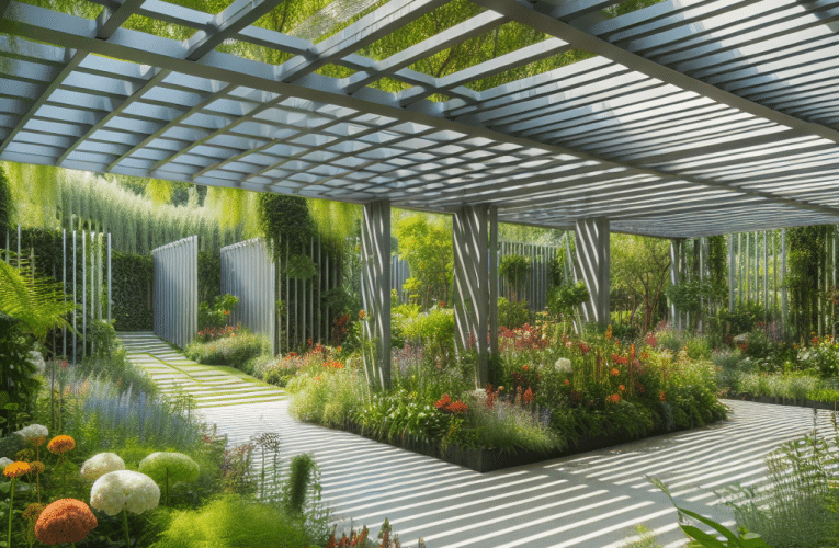 Pergola aluminiowa lamelowa – nowoczesny element architektury w Twoim ogrodzie