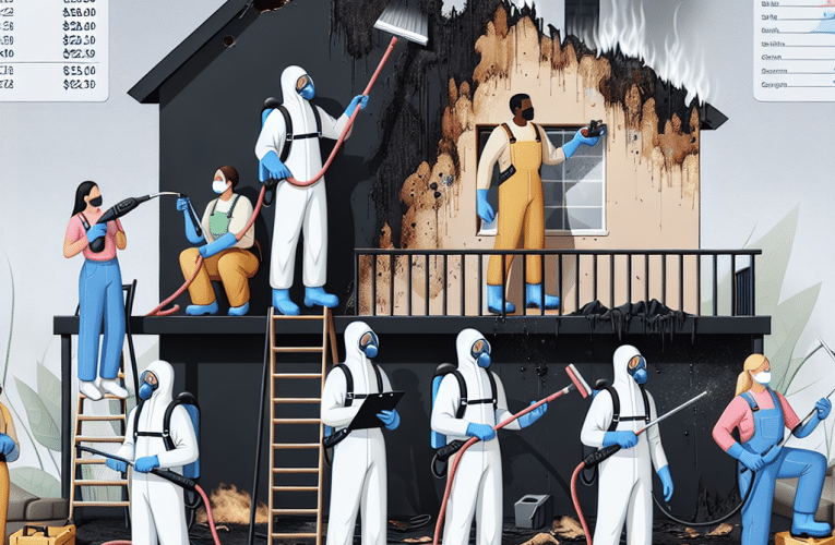 Czyszczenie ścian po pożarze – cena i najlepsze metody dla Twojego domu