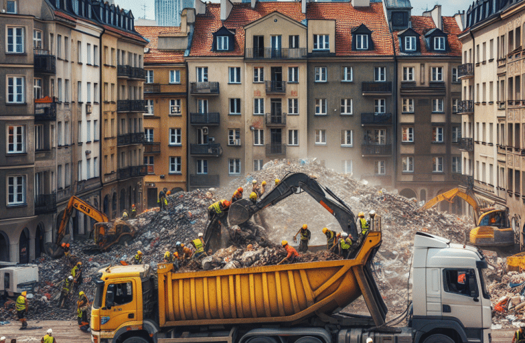 Wywóz gruzu Warszawa – Jak sprawnie i tanio pozbyć się odpadów budowlanych?