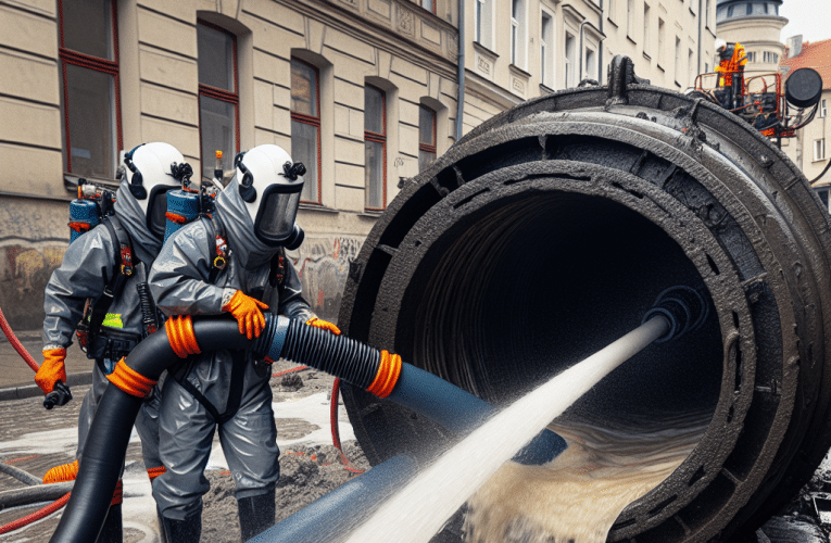 Przepychanie kanalizacji w Łodzi: Najlepsze techniki i lokalne usługi