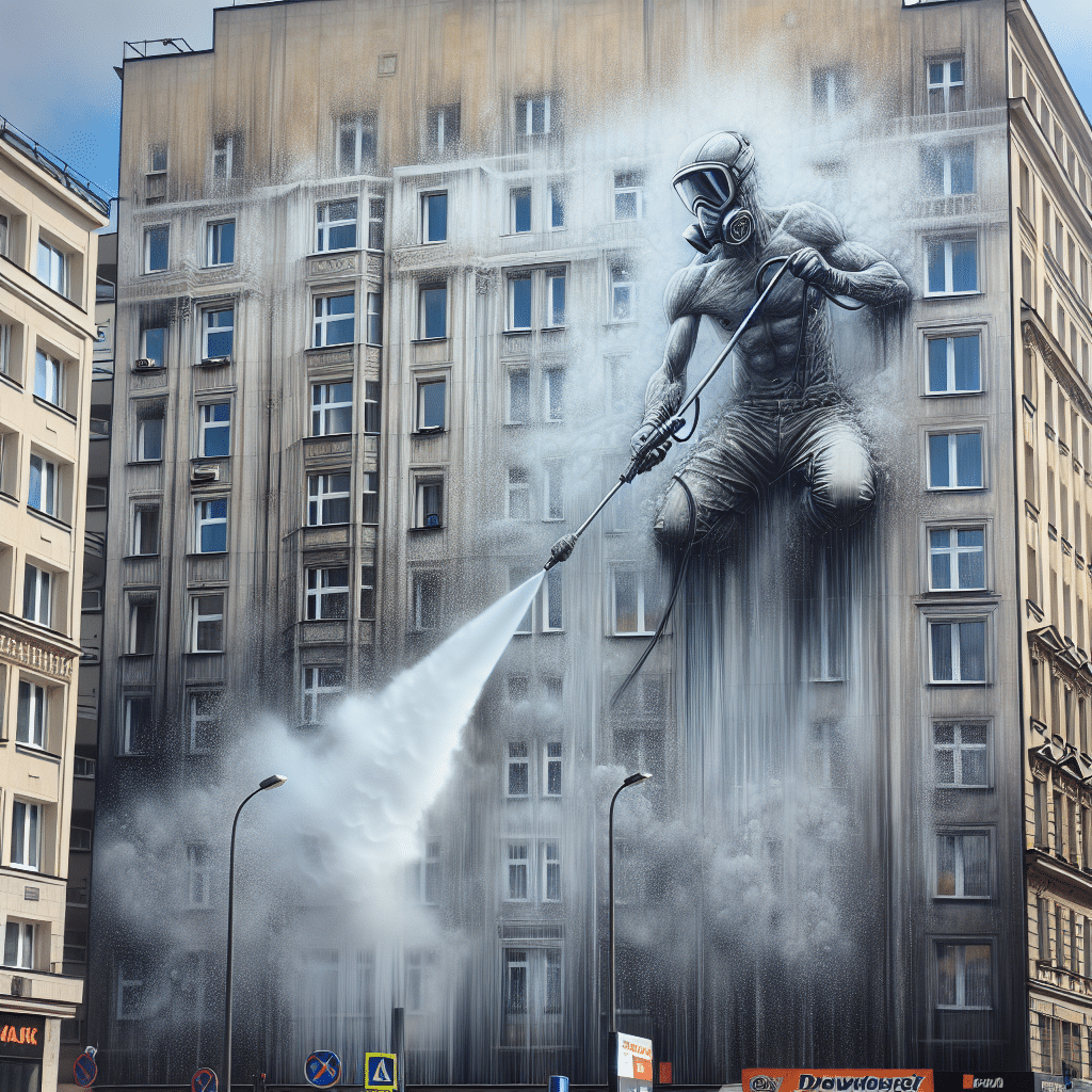 wysokociśnieniowe mycie elewacji warszawa