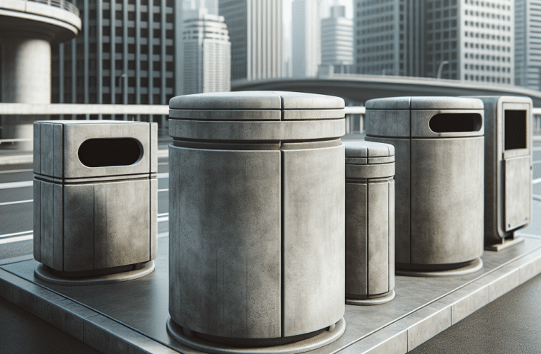 Jak wybrać odpowiednie kosze betonowe do przestrzeni publicznych i prywatnych?