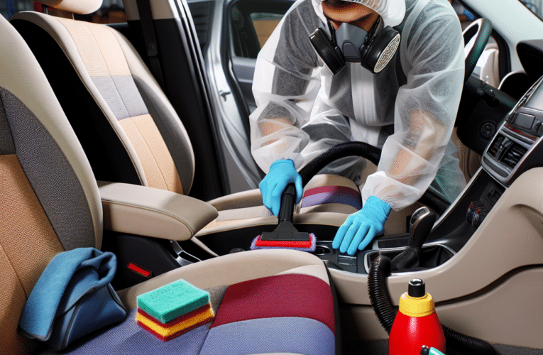 Jak skutecznie prać tapicerkę samochodową by uniknąć najczęstszych błędów?
