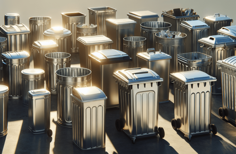 Jakie metalowe pojemniki na odpady wybrać aby skutecznie zarządzać segregacją w domu?