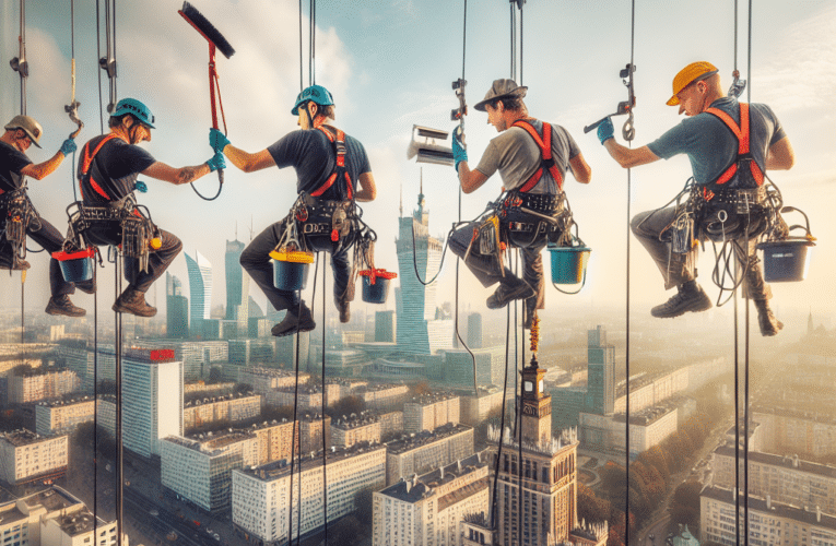 Jak skutecznie myć witryny w Warszawie – porady triki i najlepsze metody dla początkujących i profesjonalistów