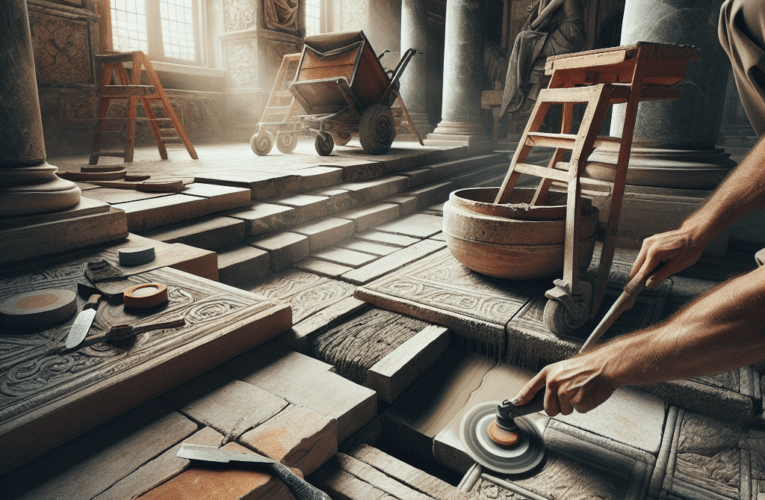 Jak skutecznie przeprowadzić renowację podłóg z kamienia? 10 kroków które ułatwią Ci pracę i zapewnią trwały efekt