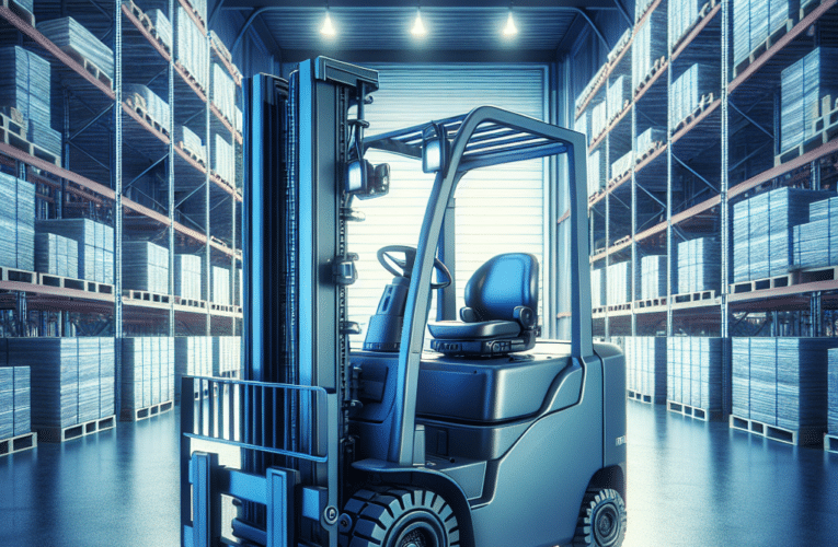 Jakie są kluczowe zalety i wyzwania związane z wózkami widłowymi czołowymi elektrycznymi w magazynie?