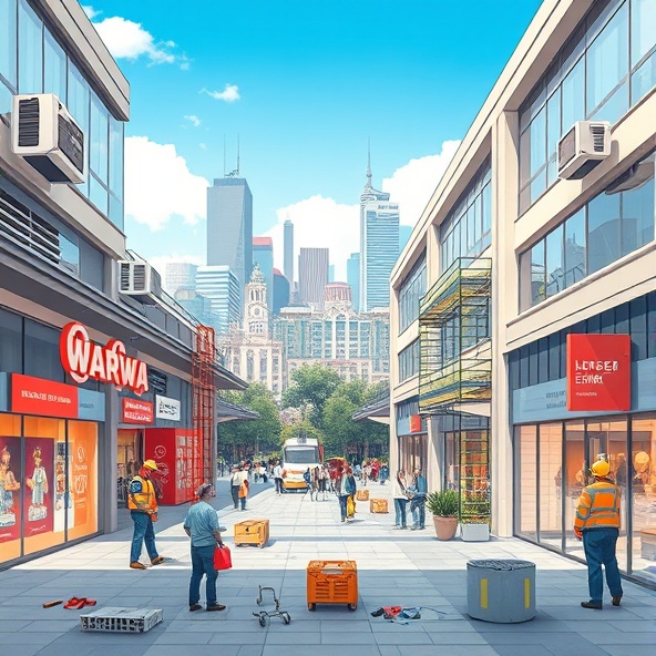 konserwacja techniczna obiektów handlowych warszawa