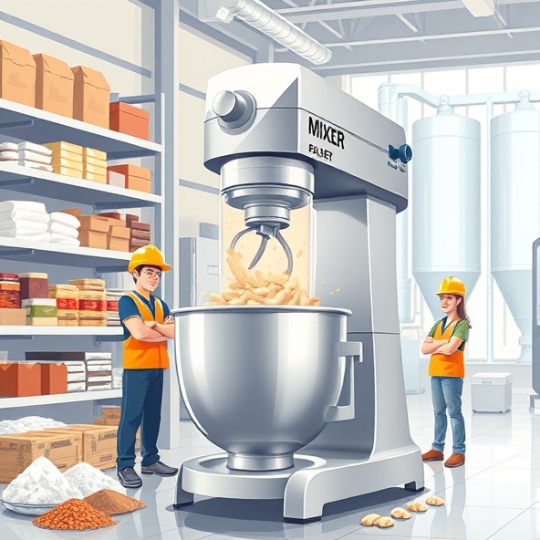 mieszalnik przemysłowy spożywczy