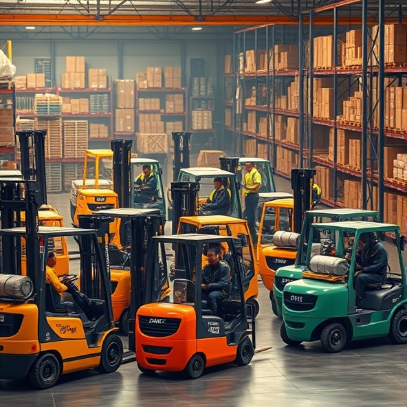 wózek widłowy używany