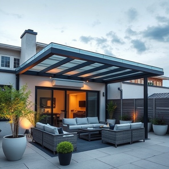 zadaszenie tarasu nowoczesne