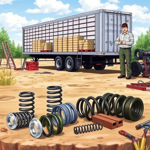 resory piórowe do przyczepki