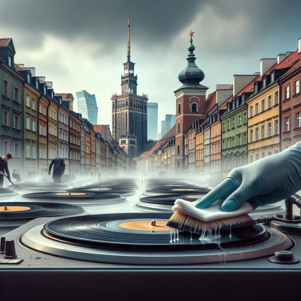 mycie płyt winylowych warszawa