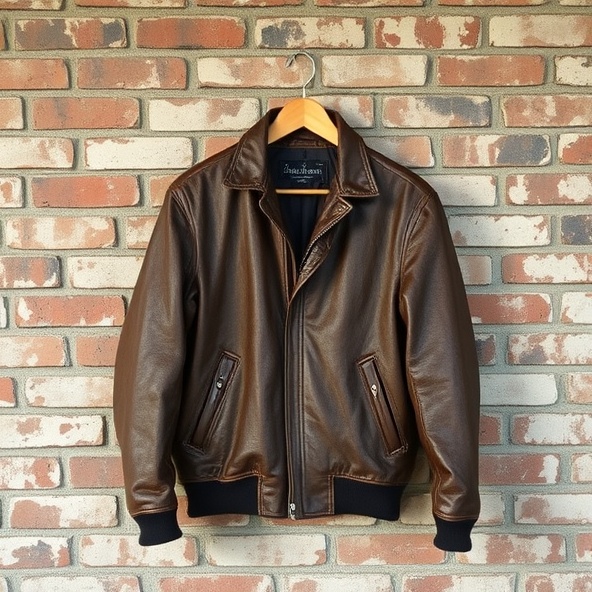 skórzana kurtka vintage