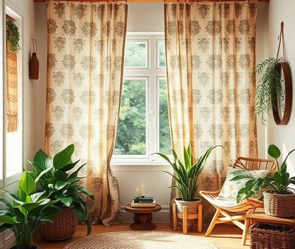 Jak wybrać zasłony w stylu boho które odświeżą wnętrze i będą praktyczne na dłużej?
