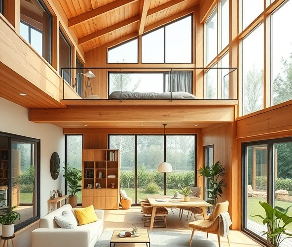 Jak zoptymalizować przestrzeń w domu szkieletowym z antresolą, aby zwiększyć komfort i funkcjonalność