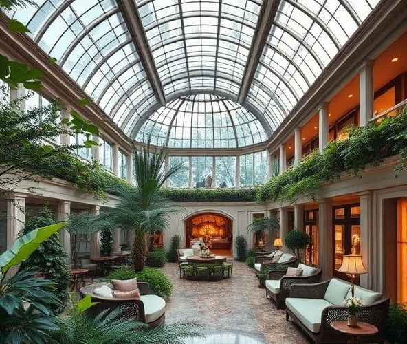 Integracja hotelowych zimowych ogrodów z systemami automatyzacji i rezerwacji, aby zwiększyć komfort gości i usprawnić obsługę