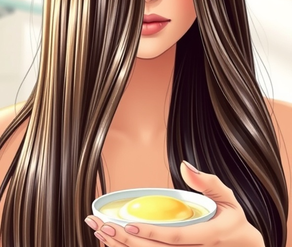 Jak efektywnie używać jajka na włosy, aby poprawić ich kondycję i blask