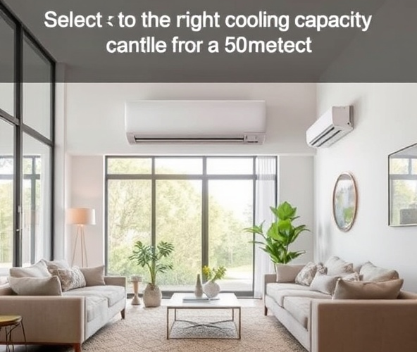 Jak dobrać moc klimatyzacji do powierzchni 50 m2, aby zapewnić komfort i efektywność chłodzenia