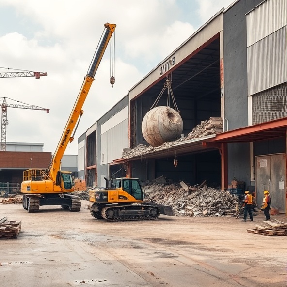 wyburzenia hal magazynowych