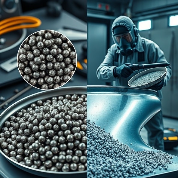 śrut stalowy do śrutowania