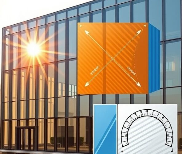 Jak dobrać kąt żaluzji fasadowych skośnych, by ograniczyć nagrzewanie?