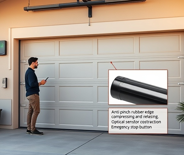 Bramy garażowe segmentowe z automatyką: poradnik dla właścicieli — jak uniknąć przytrzaśnień?