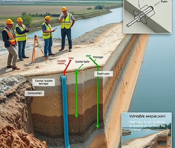 Jak szybko ocenić ryzyko przesiąków przy budowie grobli dla inwestora?