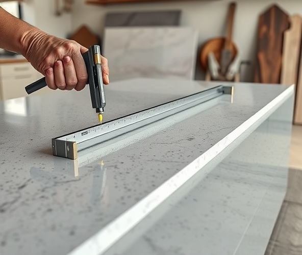 Ile wynosi koszt blatu z konglomeratu 2 cm z montażem za metr?