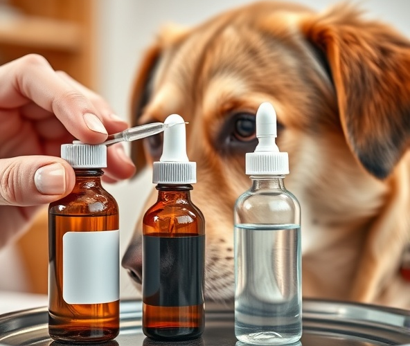 Krople do oczu dla psa z antybiotykiem czy nawilżające?