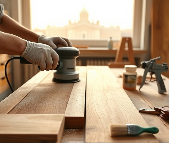 Jak przygotować drewno do lakierowania w Warszawie bez smug?