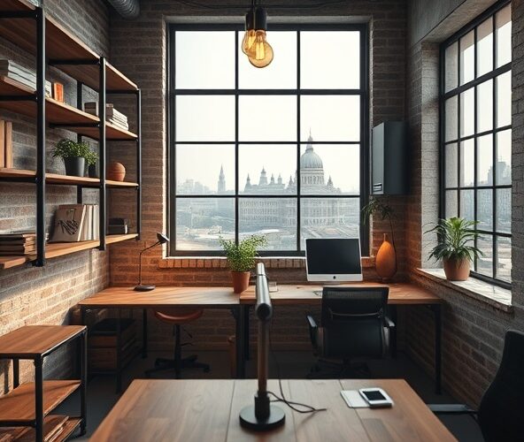 Meble industrialne Warszawa — jak wybrać dla małego biura?