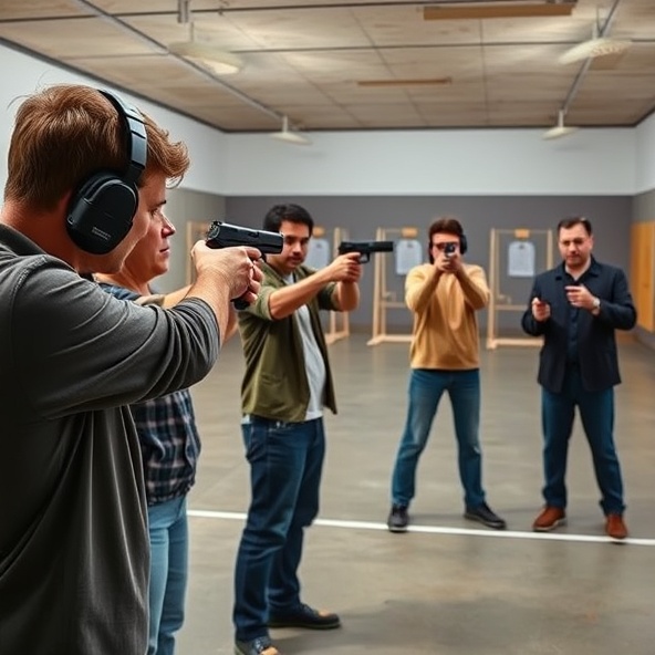 nauka strzelania z pistoletu