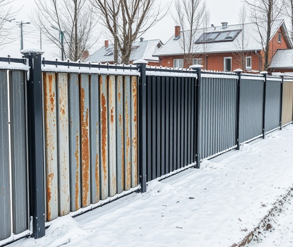 Które ogrodzenia panelowe w Jabłonnie najmniej rdzewieją zimą?