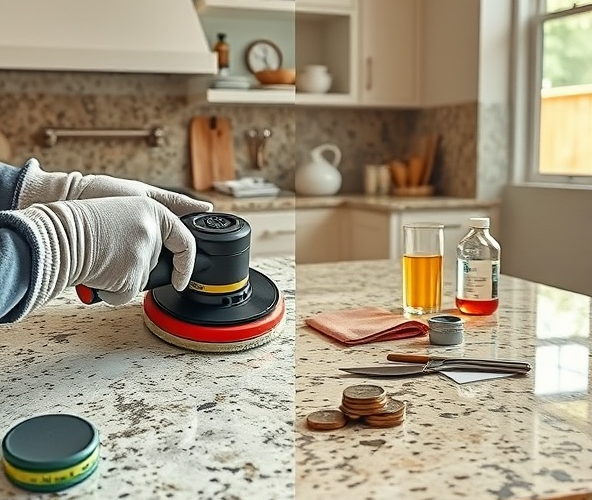 Czy renowacja granitu blatu kuchennego samemu się opłaca?