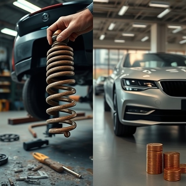 sprężyny pomocnicze skoda superb 3