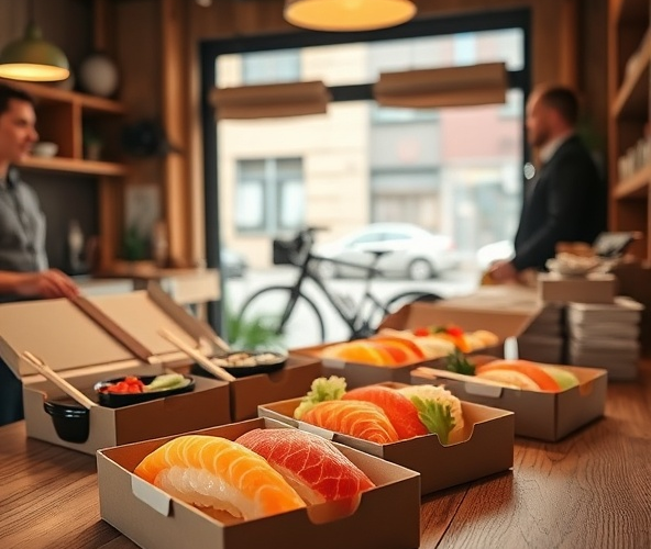 Jak właściciel małego lokalu na Woli zwiększy sprzedaż zestawów sushi?