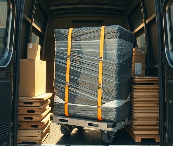 Jak zabezpieczyć szafkę na winyle podczas transportu na targi?