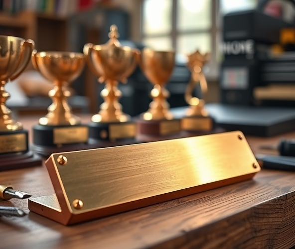 Które tabliczki na puchary dla klubu wybrać: grawer czy druk UV?