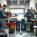 utylizacja odpadów z warsztatów samochodowych