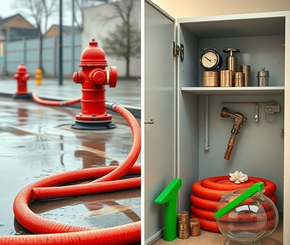 Czy przechowywanie węża hydrantowego DN52 wewnątrz obniży koszty?