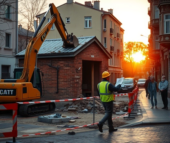 Jak uzyskać pozwolenie na wyburzenie małego garażu w Warszawie?