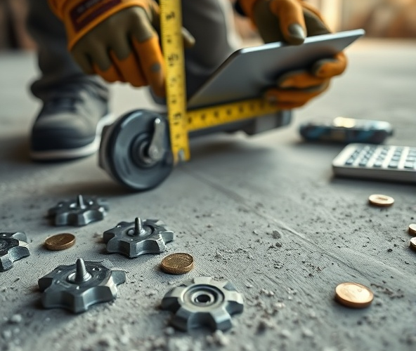 Ile kosztują zęby do szlifierki podłogowej za m² dla firm?