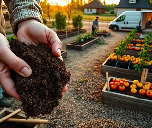 Którą ziemię ogrodową z dowozem w Nadarzynie wybrać pod pomidory?