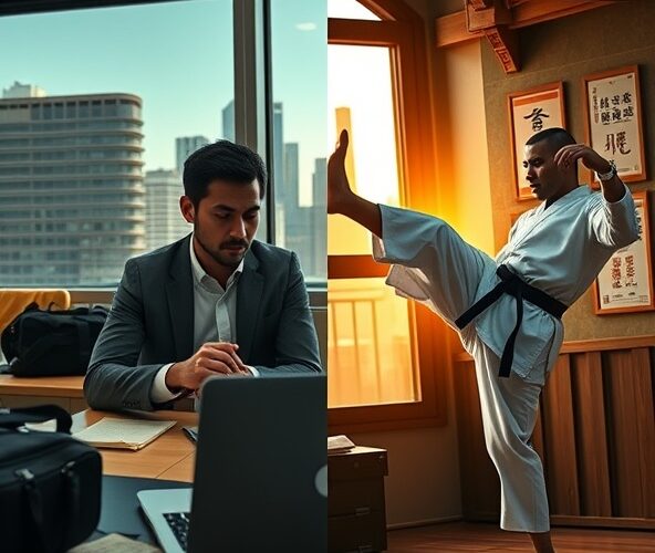 Jak spełnić wymagania na czarny pas karate pracując na etat?